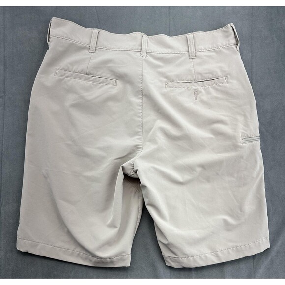 Lee Flex Shorts Lot x2 Mens 34 Navy Blue Beige Stretch Zip Pocket Casual Outdoor - Picture 11 of 16
